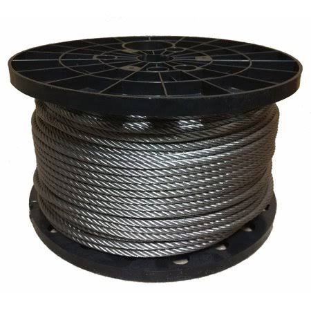 3/16 inch Stainless Steel Aircraft Cable Wire Rope 7x19 316 (450 Feet) X670