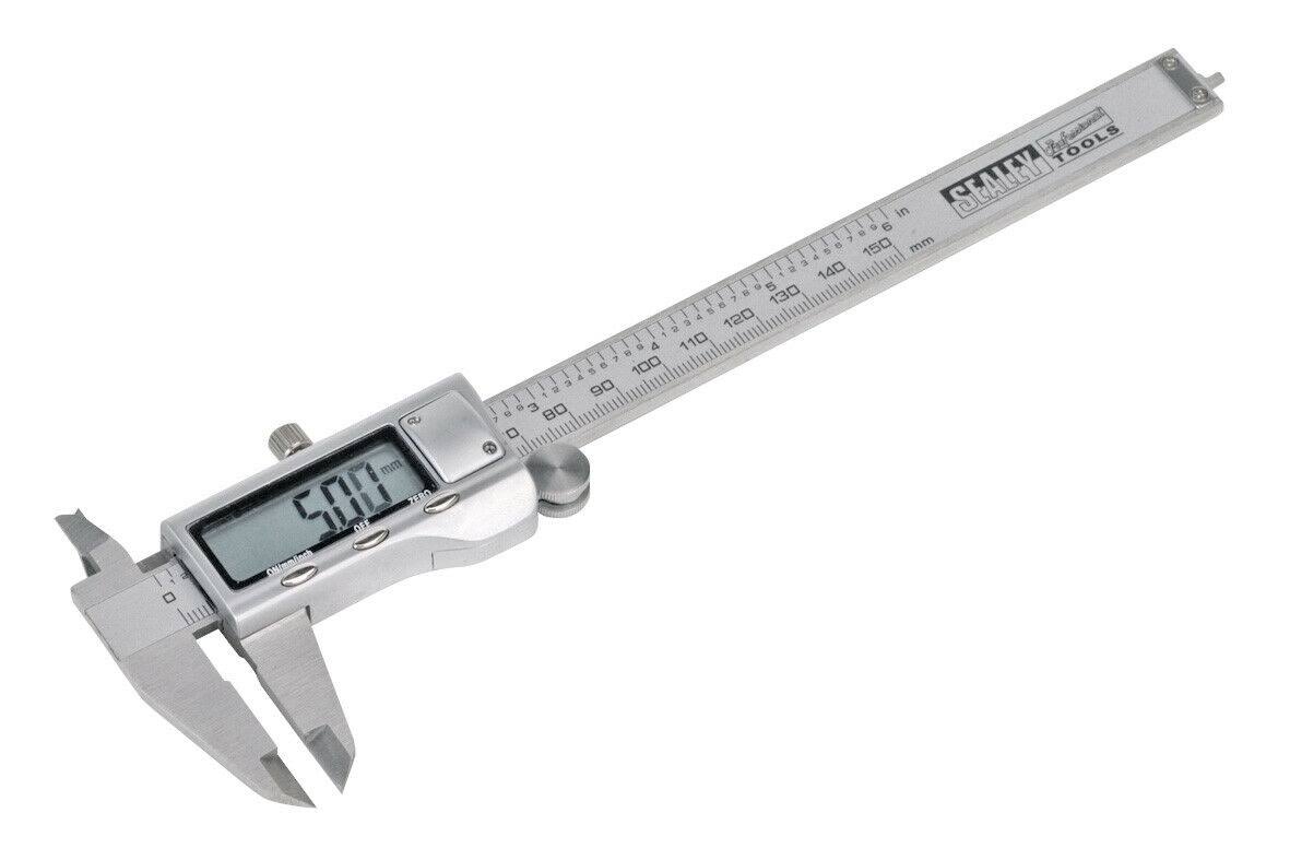 Digital Vernier Calliper 0-150mm/0-6in Stainless Steel A104