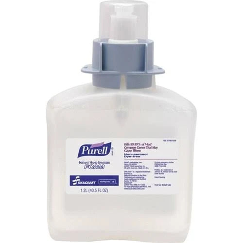 Purell Hand Sanitizer Foam Refill, 1200mL, 3/Box K40194
