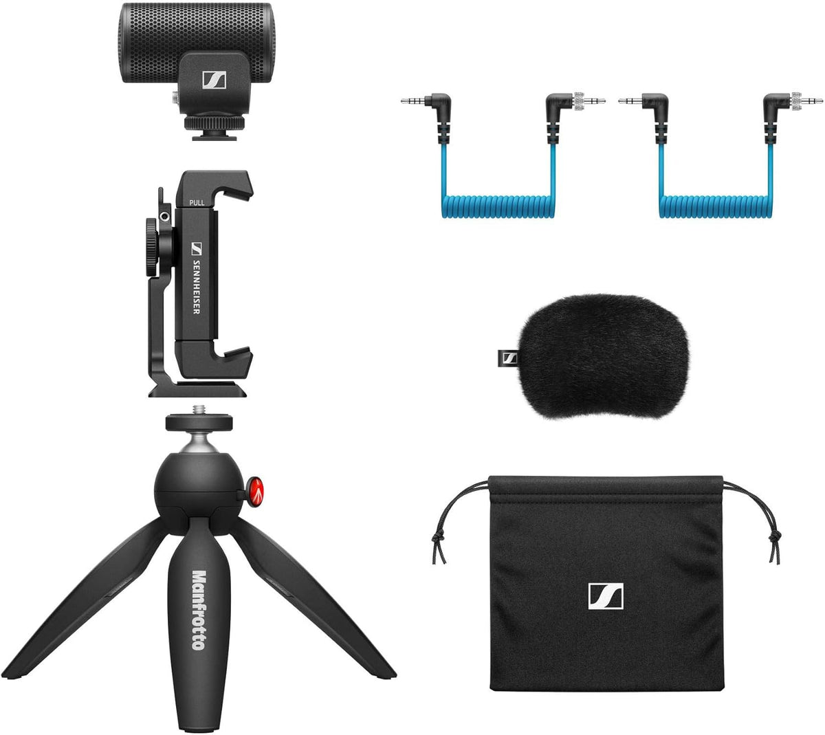 Directional On-Camera Microphone with 3.5mm TRS and TRRS Connectors U1095