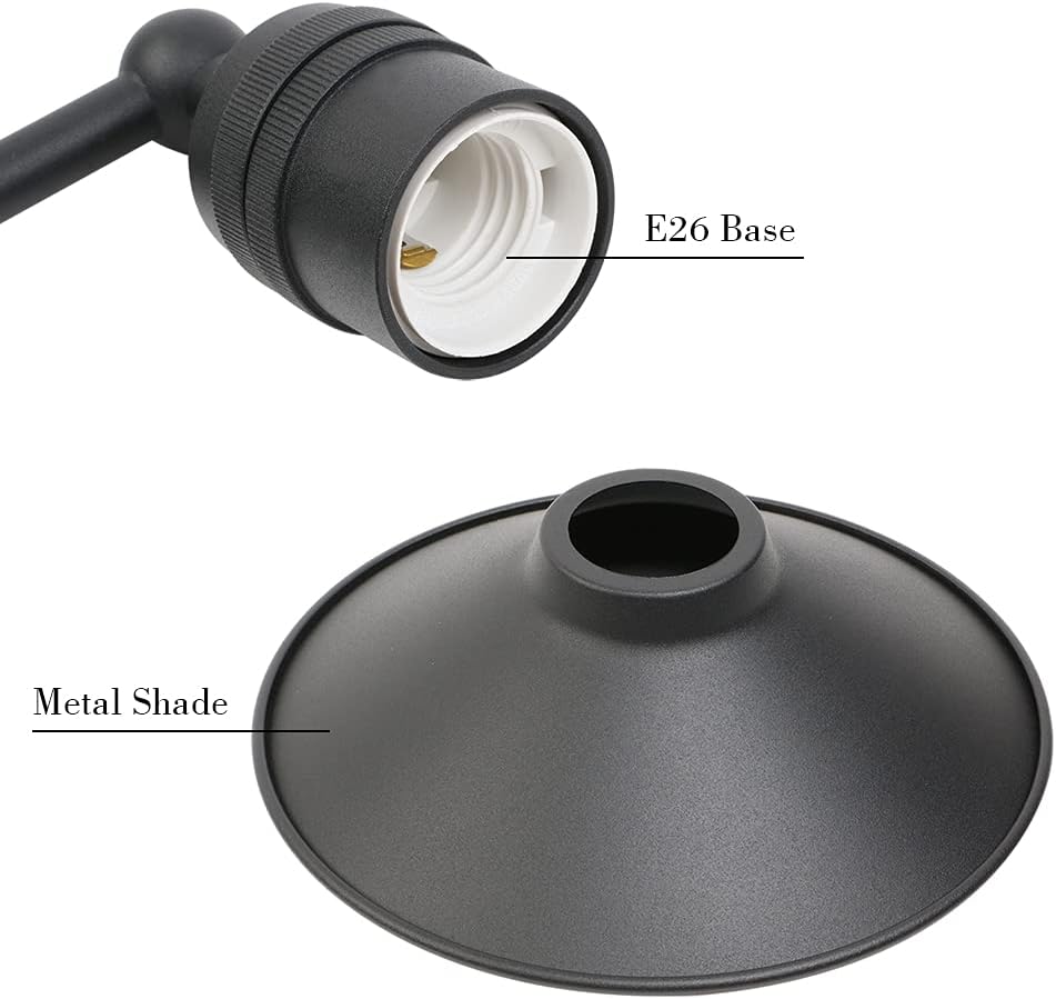 3 Pack Black Metal Wall Fixture Lighting Lamp F16490