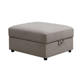 Gray Storage Ottoman G178