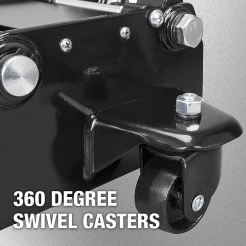 Black Steel Racing Floor Jack, 3 Ton (6,000 lb) Capacity V53249
