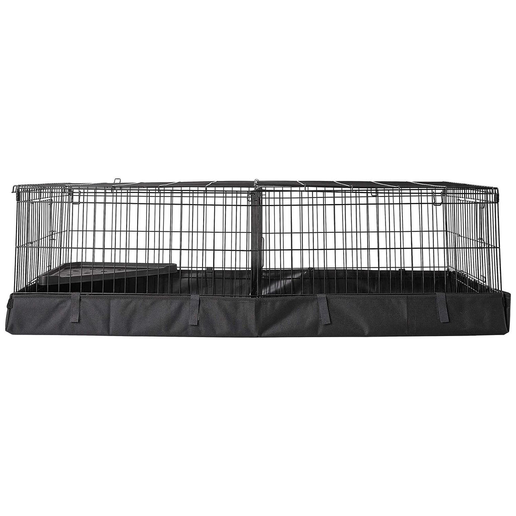 Canvas Bottom Pet Cage with Divider Set E7828
