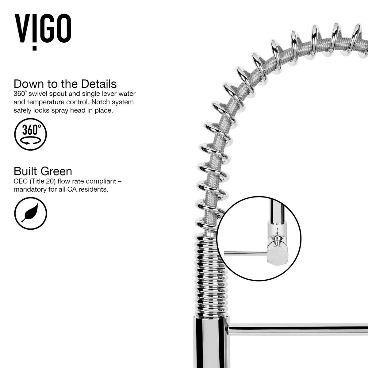 Chrome Pull-Down Spray Kitchen Faucet with Soap Dispenser F6312