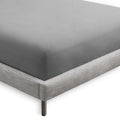 2-Pack Microfiber Deep Pocket Fitted Bottom Sheets California King Light Grey B354549