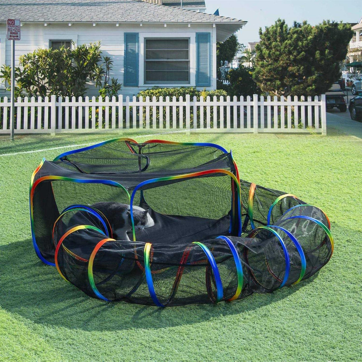 Outdoor Cat Enclosures Playground Portable Cat Tent N287