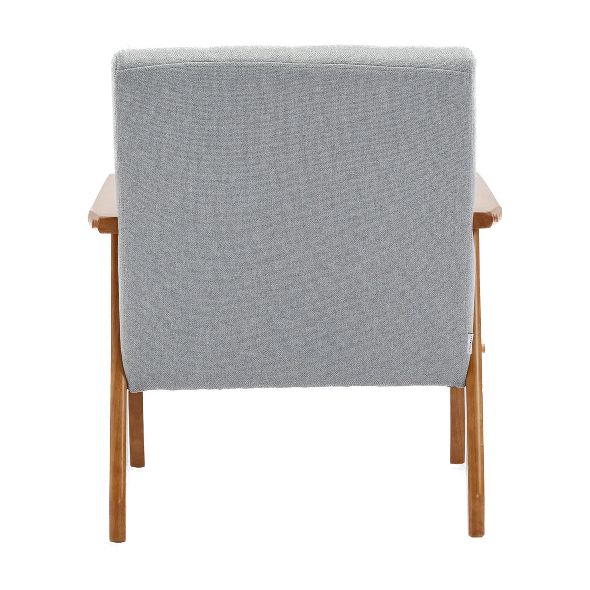 Accent Chairs Set of 2 with Side Table, Wood and Fabric Armchairs K76000