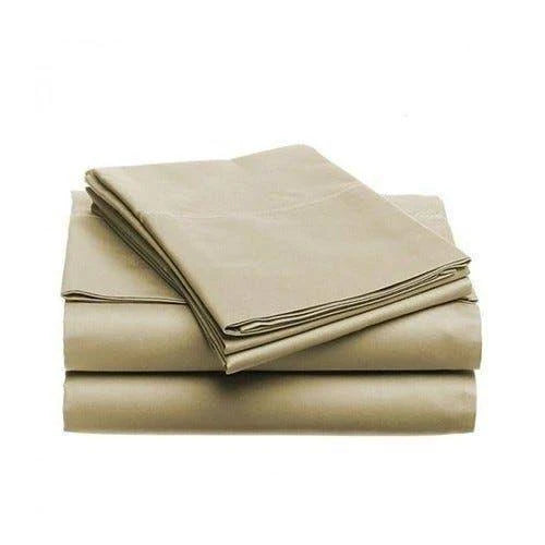 6-Piece Set Deep Pocket Bed Sheets Light Olive California King Q6384
