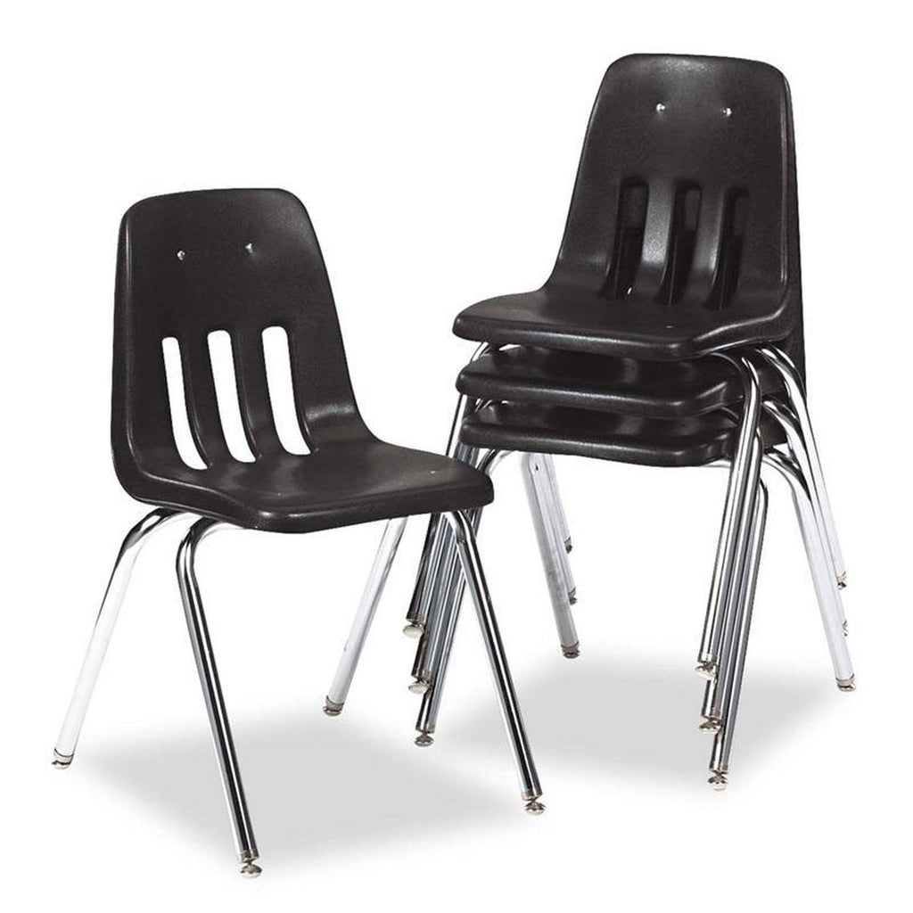Classroom Chair Black Chrome Frame J293229