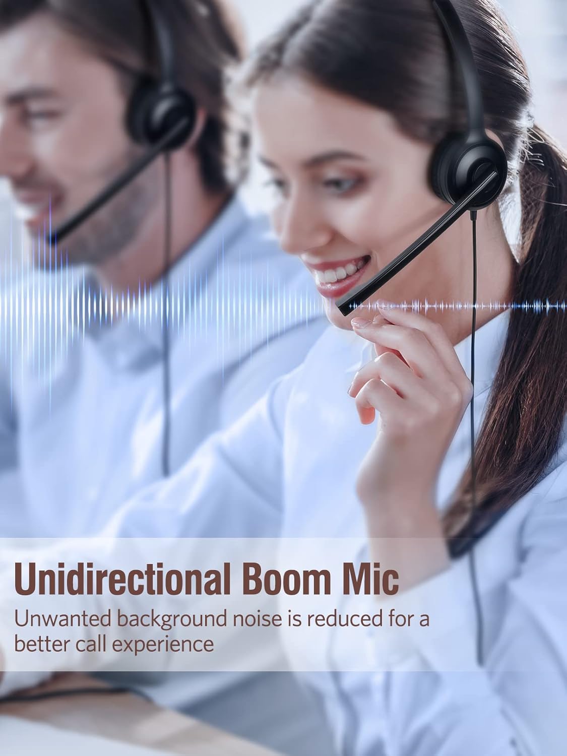Single-Sided USB Headset with Microphone Noise Cancelling, 2.5mm S7100