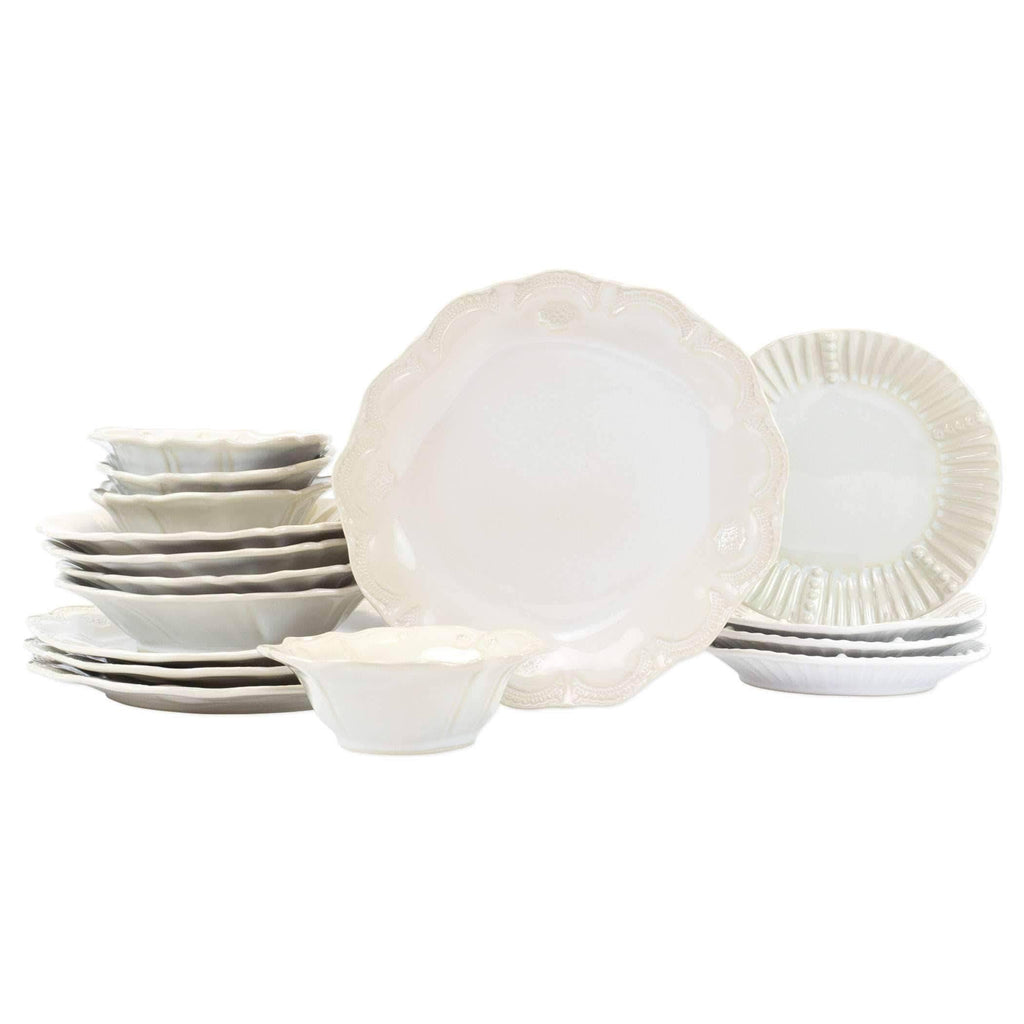 16-Piece Aqua Stone Place Setting G513