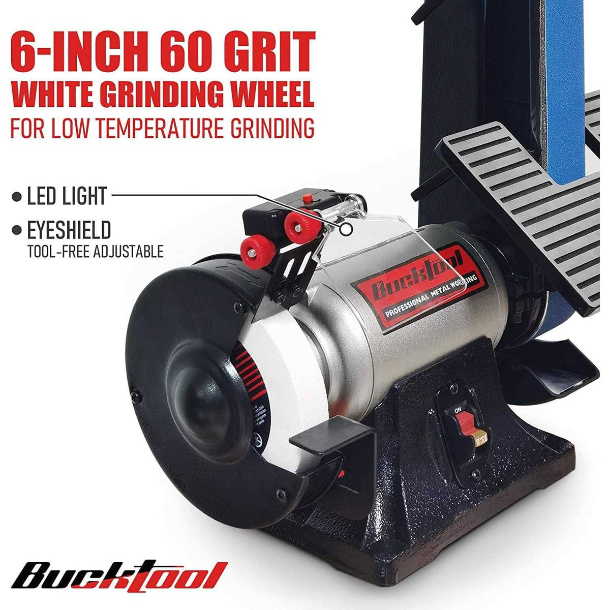 2 x 42 Belt Sander 6 Bench Grinder K5941