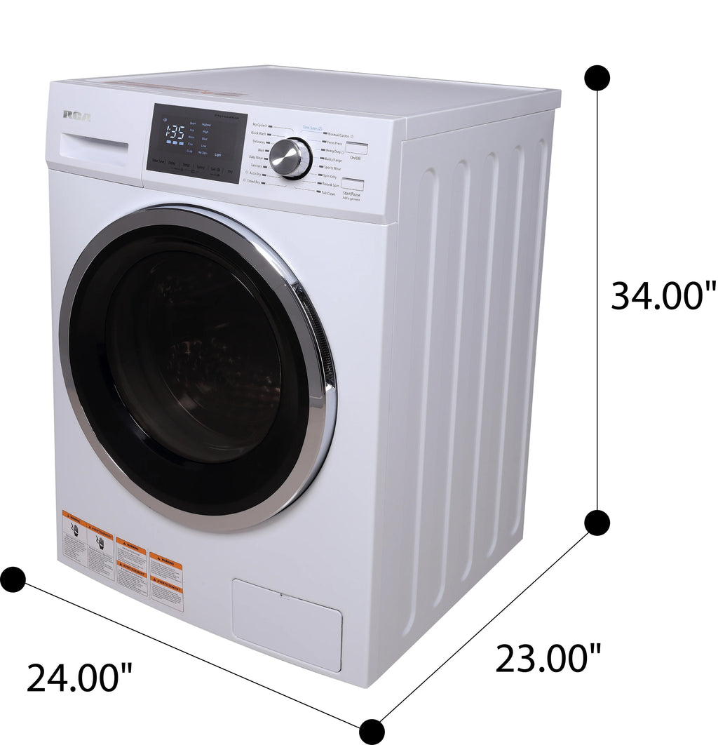 White 2.7 cu ft Front Loading Combo Washer and Dryer C843