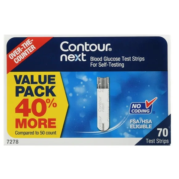 Blood Glucose Test Strips 70 Count U5391