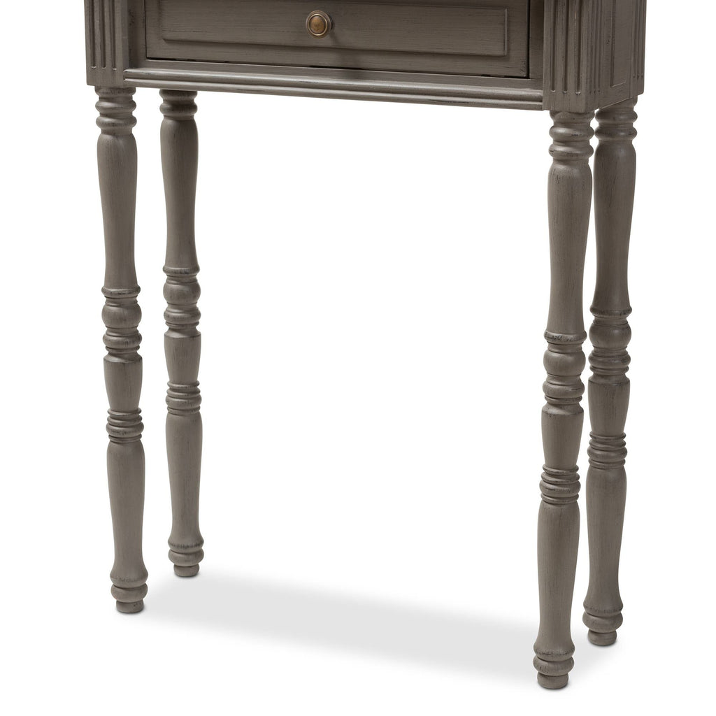 Brown Finished 1-Drawer Console Table Z710