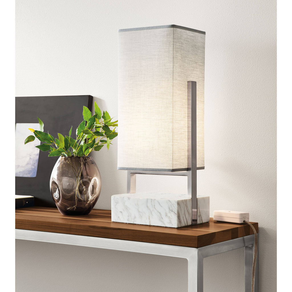 Clear Tempered Glass Console Table with Stainless Steel Frame W321514
