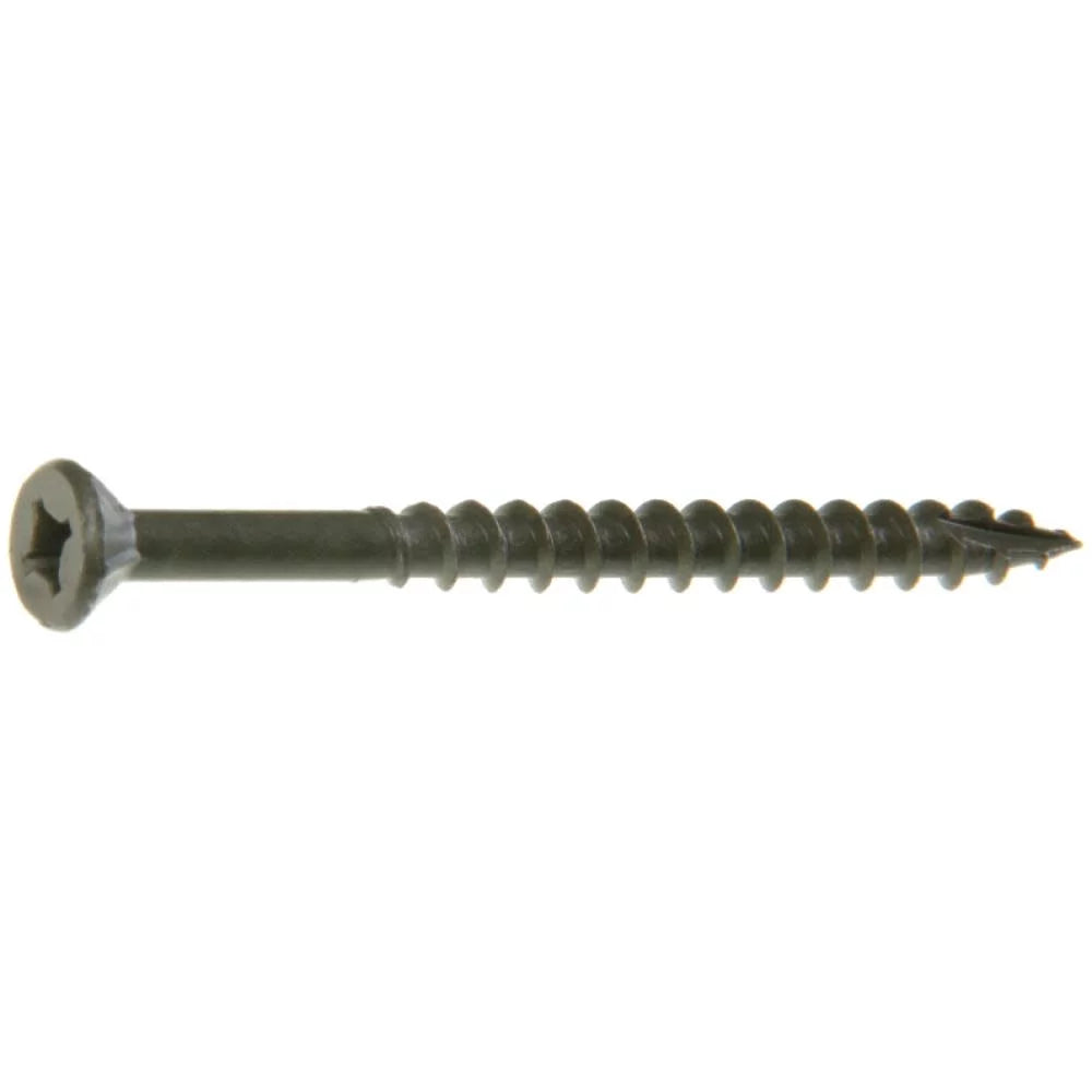 2-1/2"x9 Exterior Screw Combo Green 2.5M A601430