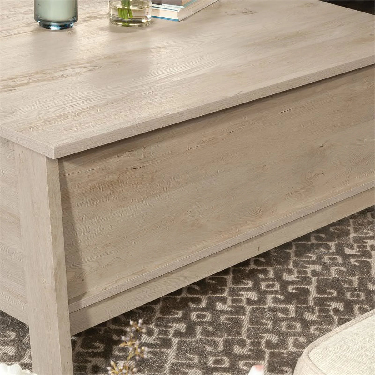 Wood Rectangular Lift-Top Storage Coffee Table T201154