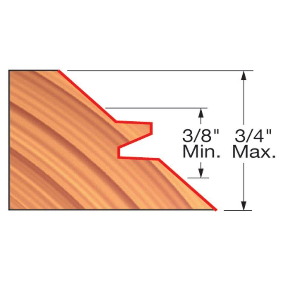 3/4 in. Carbide Lock Miter Router Bit F84468