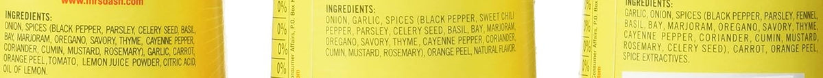 All Natural Seasoning Blends 2.5 oz W78089