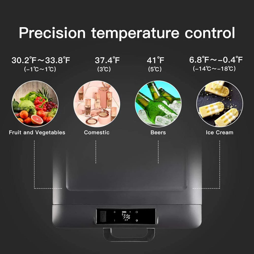 12 volt Refrigerator Freezer Compact Car Fridge 54qt Compressor Cooler J327
