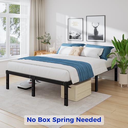 16 Inch Heavy Duty Metal Queen Bed Frame H151445