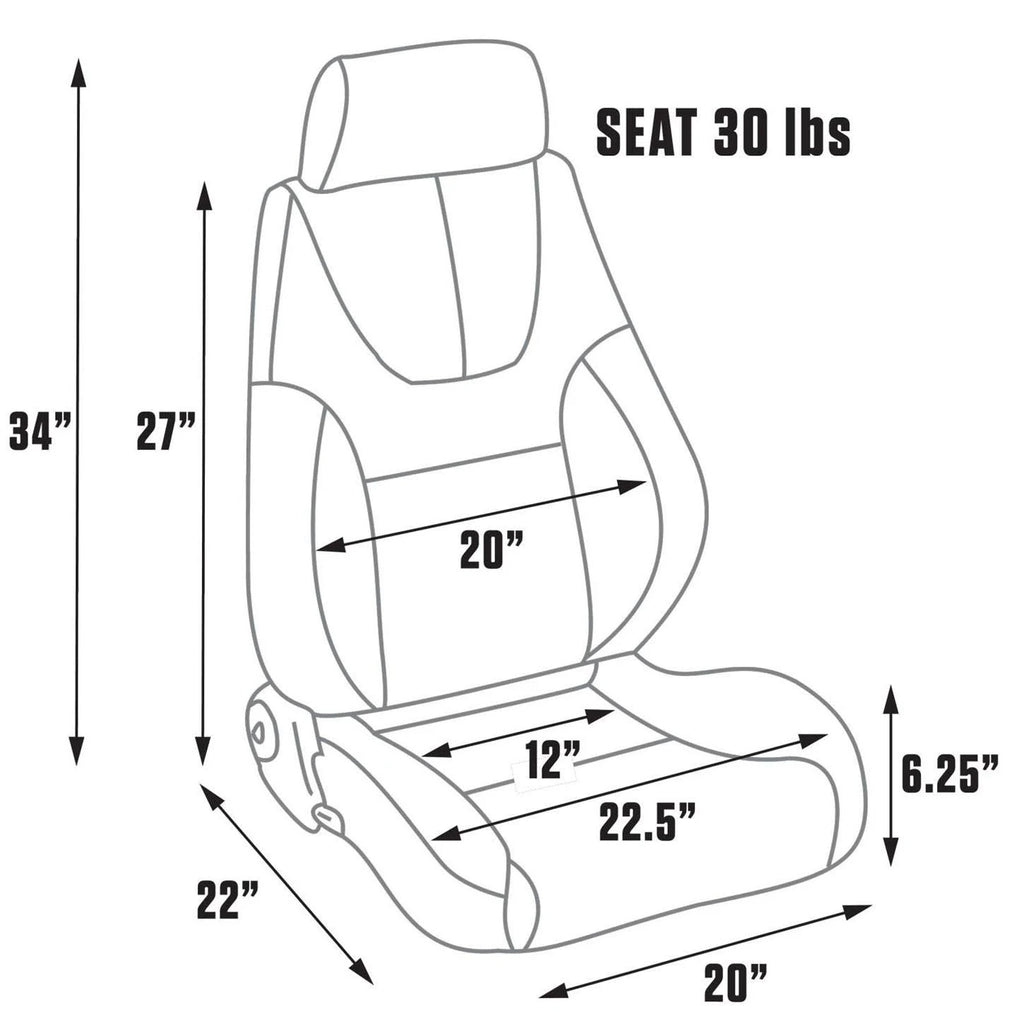 Beige Vinyl Seat W7166