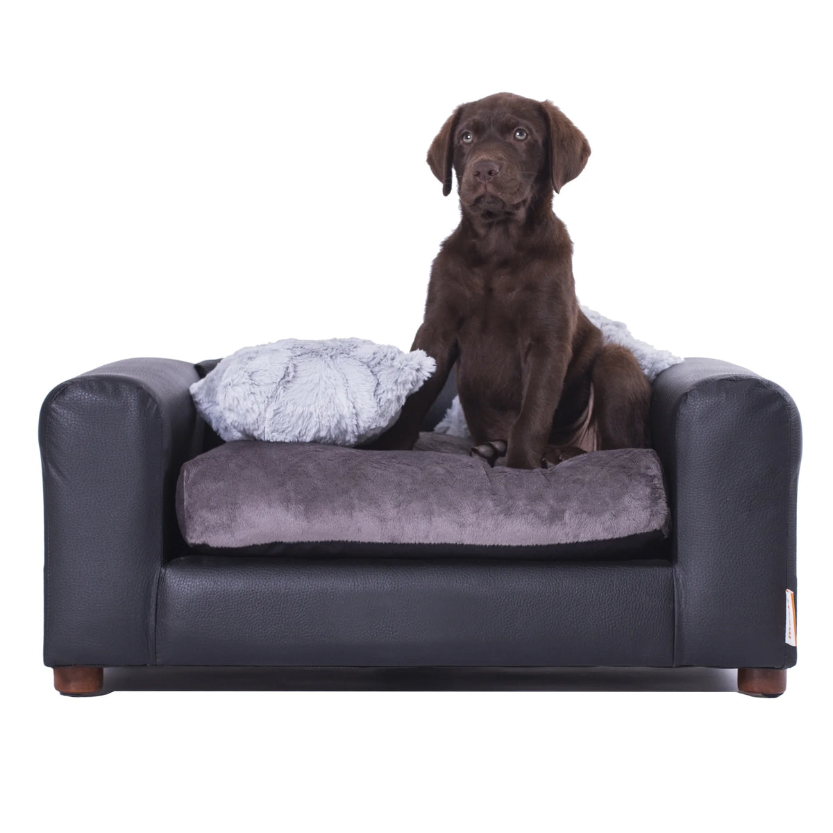 Medium Leatherette Pets Sofa R5187