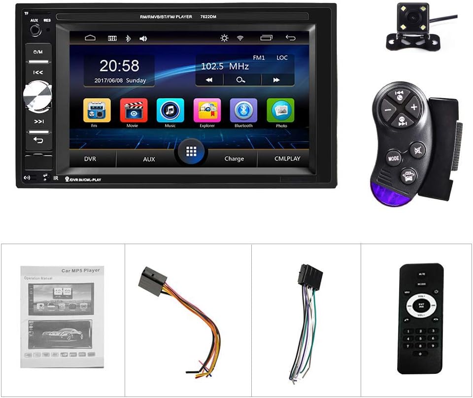 Car Stereo with Backup Camera Remote Control Pack of 2 T50341