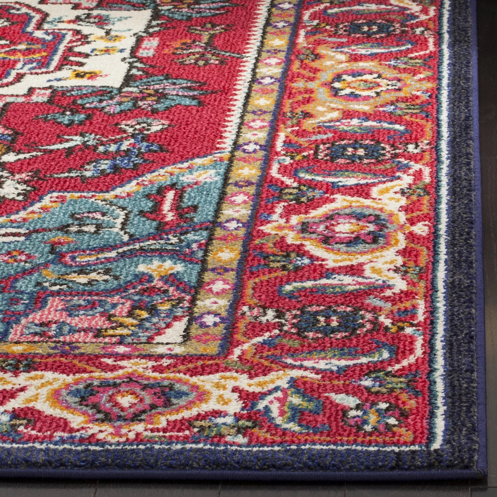 Red Turquoise 10' x 14' Area Rug Q48506