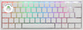 Pure White RGB Backlit Box Jade Switch Keyboard Y675