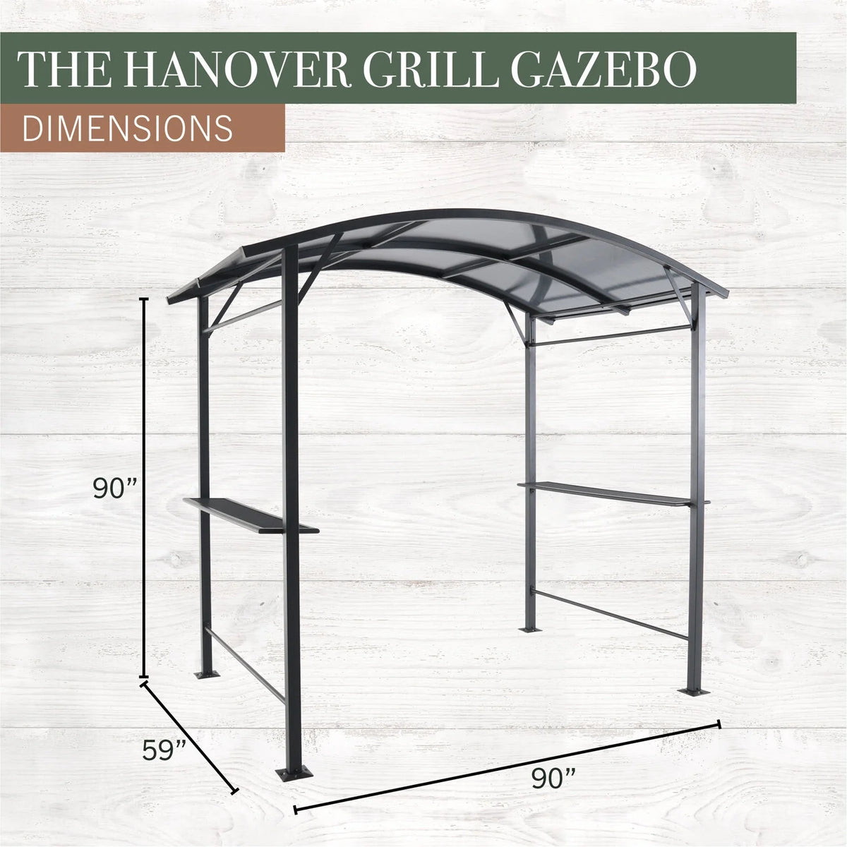 Grill Gazebo 90" x 59" x 90" W43074