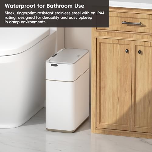 2.6 Gallon Slim Automatic Touchless Trash Can C342