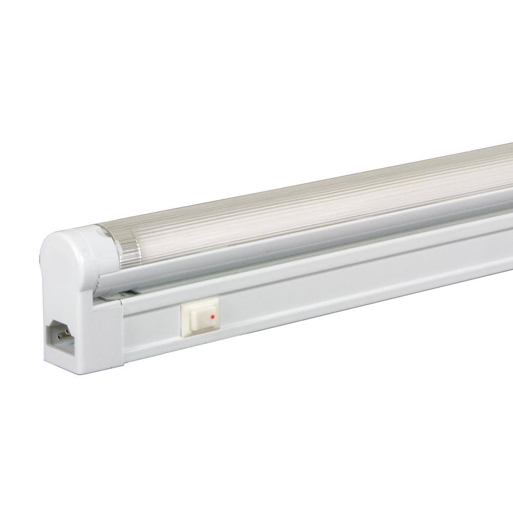 28W T5 Fluorescent Undercabinet Fixture White N424