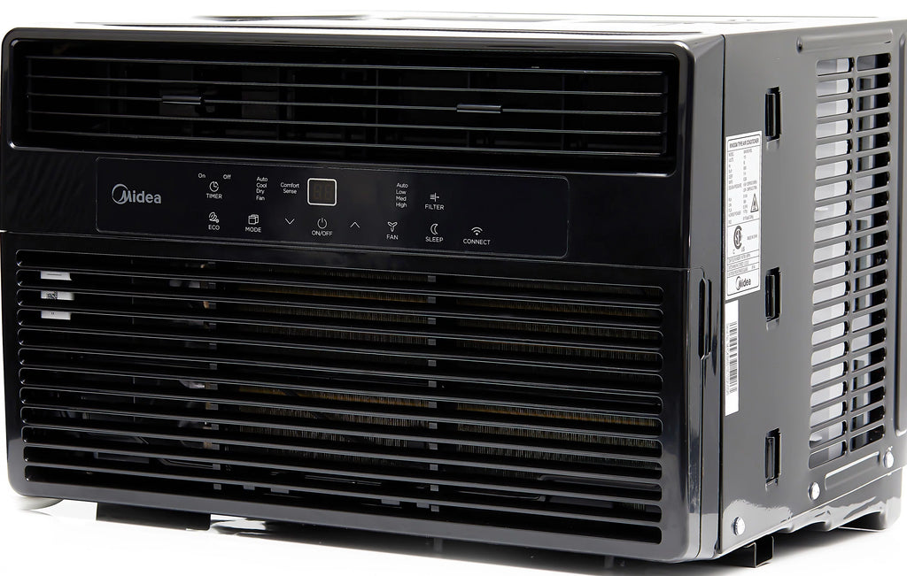 8,000 BTU 115V Smart Window Air Conditioner with Remote, Black X790754