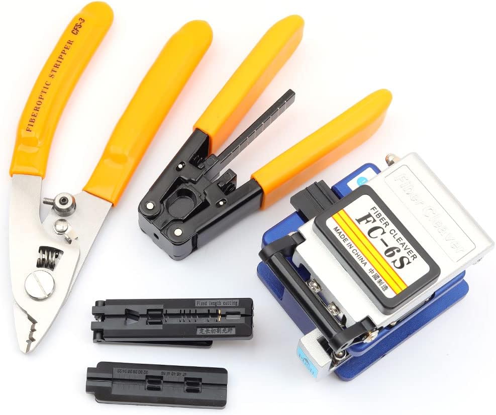 FTTH optical fiber tool kit with FC-6S cutter and CFS-3 stripper, Pack of 2 T91555