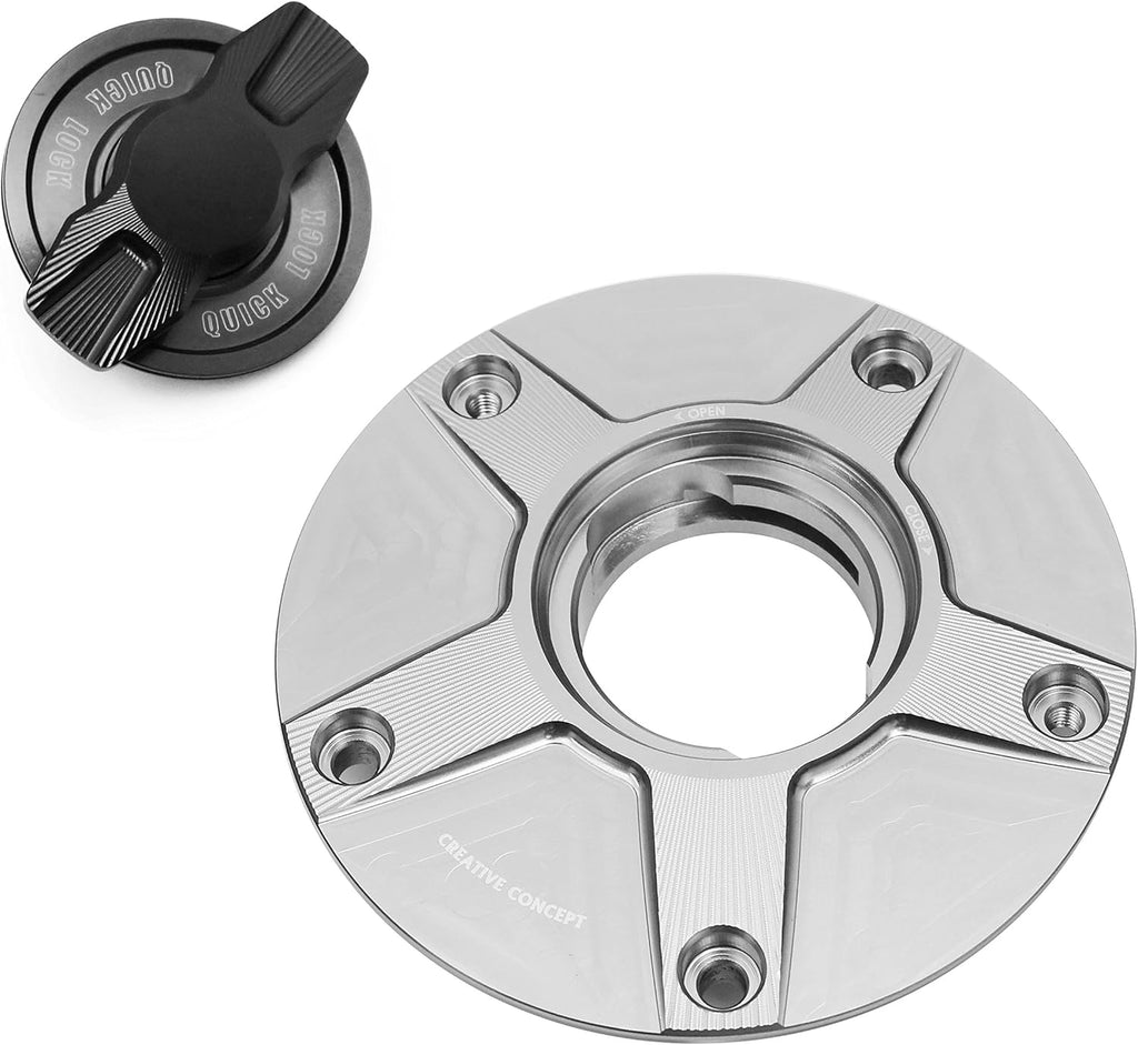 Black 1/4 Quick Lock Fuel Cap Pack of 2 Y303300