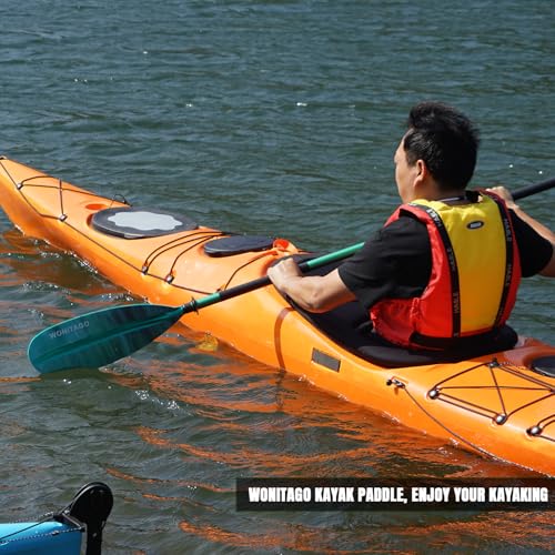 Aluminum Shaft PP Blade Floating Kayak Paddle U40878