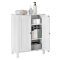 White Linen Cabinet with Adjustable Shelf X37390