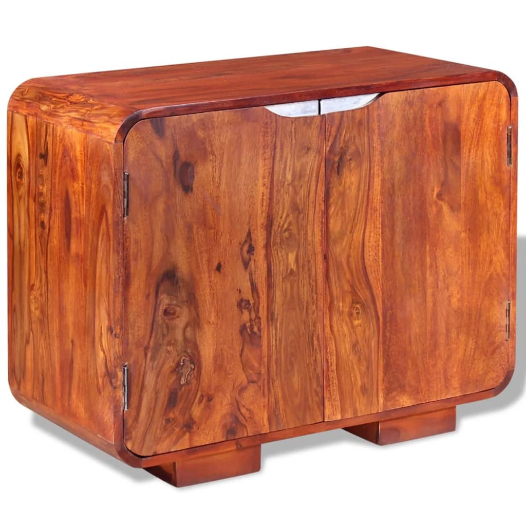 Solid Sheesham Wood Sideboard Storage Cabinet N2093
