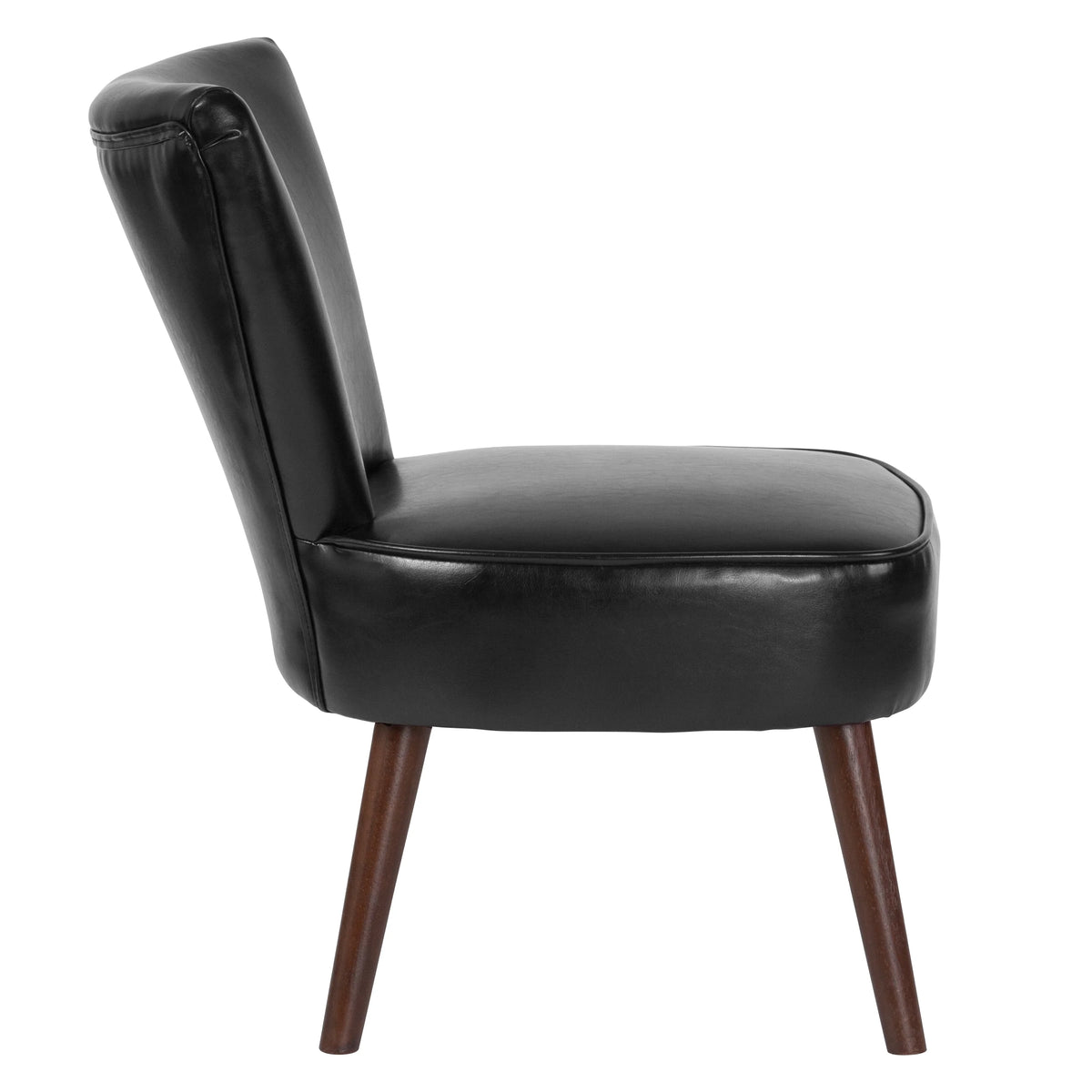 Black LeatherSoft Retro Chair H5274