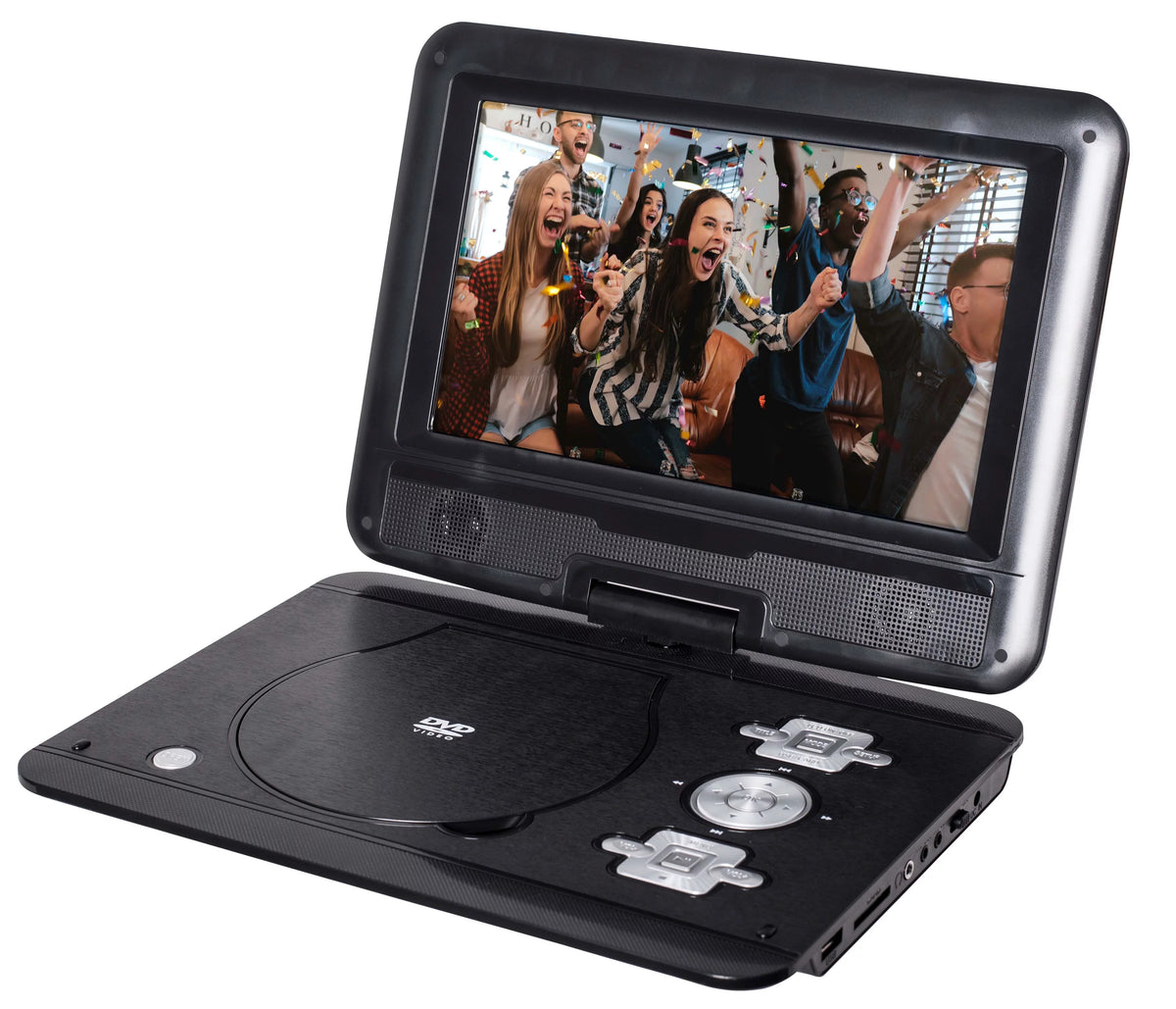 10" Portable DVD/Media Player Kit with extended 5 hr. Battery, Black O594099