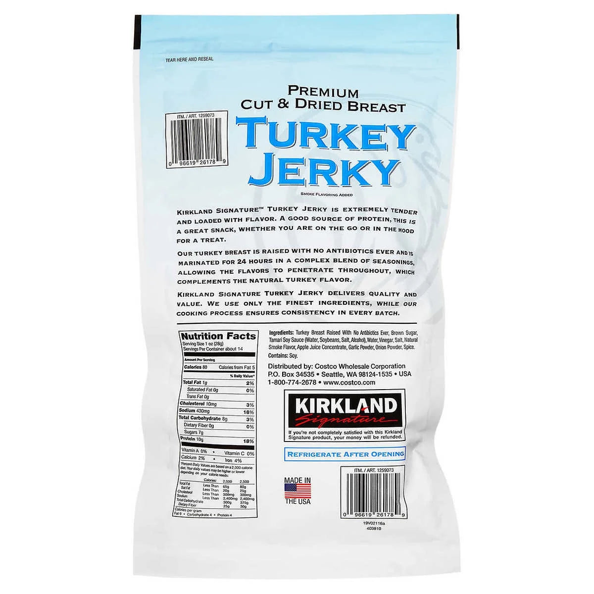 Turkey Jerky, 13.5 oz Q994045