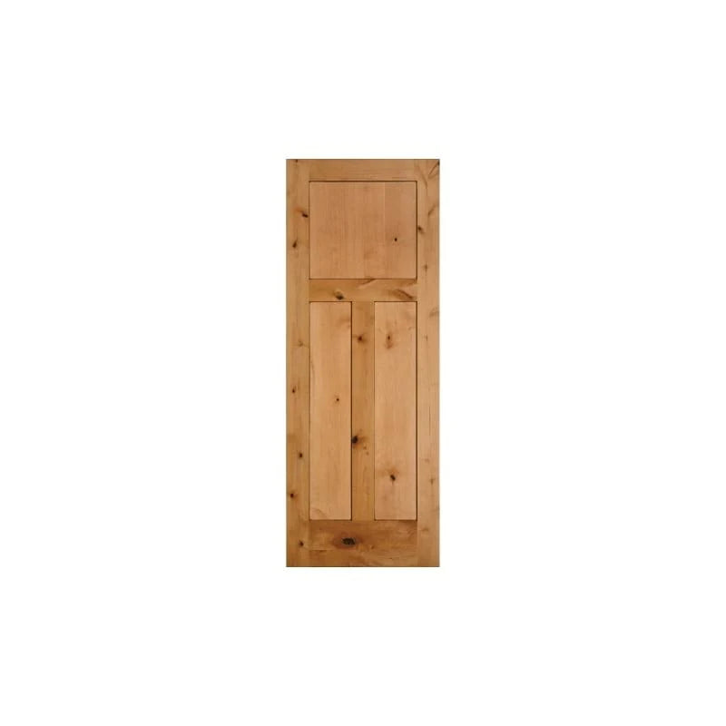 26x22 by 80x22 1+2-Panel Shaker Interior Slab Passage Door Knotty Alder B568484