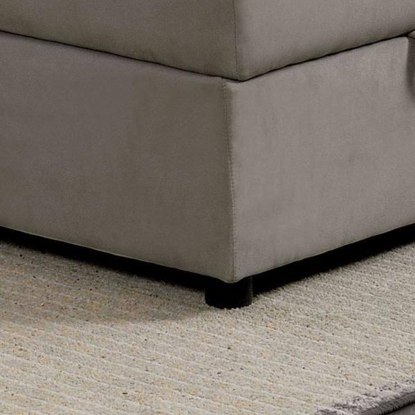 Gray Storage Ottoman G178