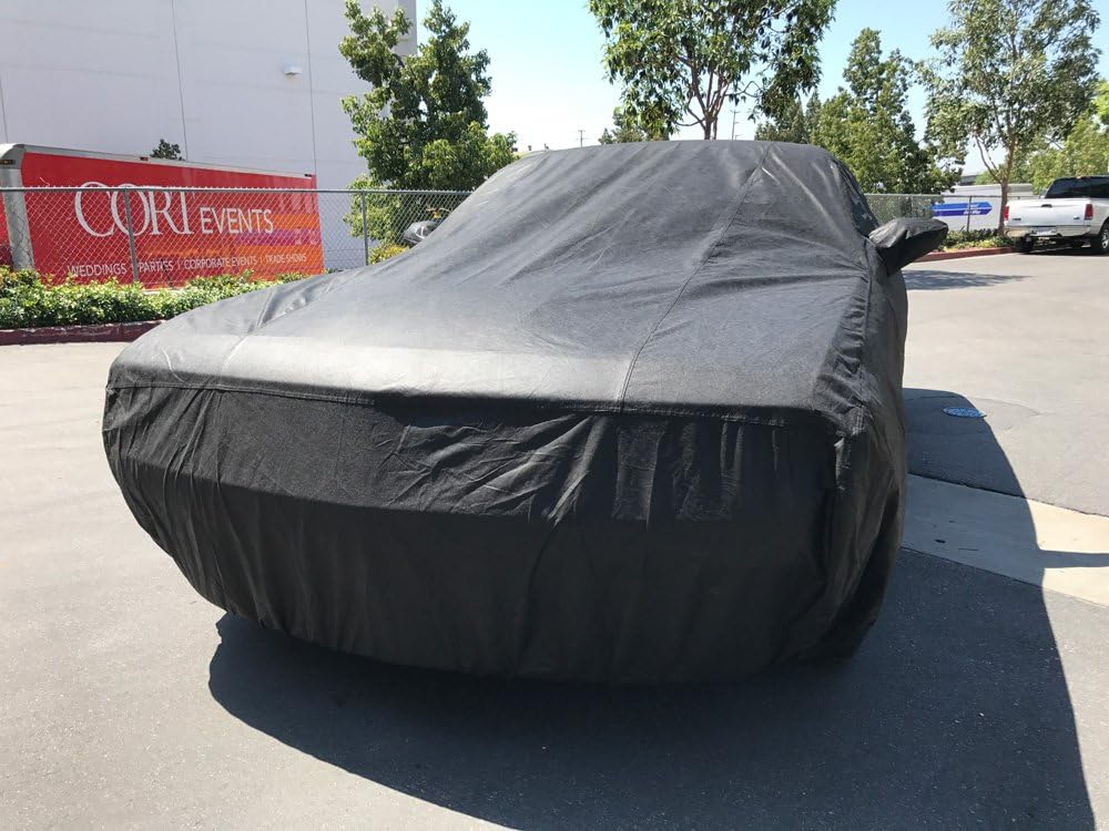Custom Fit Car Cover Black B371