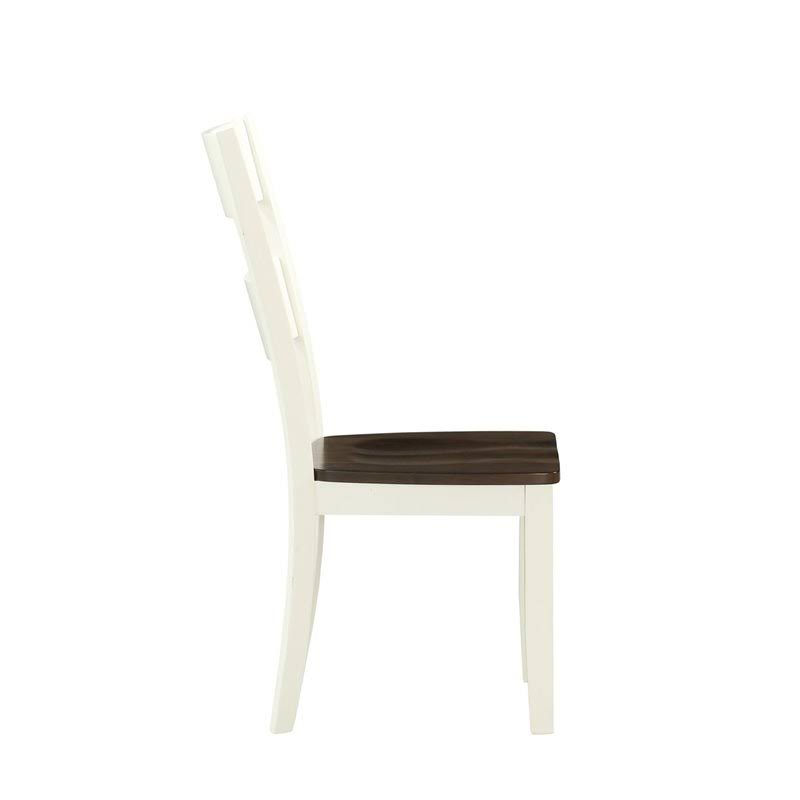 White Solid Wood Dining Chair (Set of Two) P5702