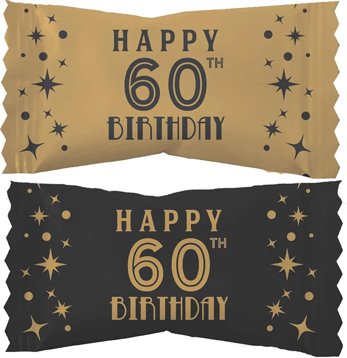 Gold & Black 100 Count Wrapped Mint Candy X360