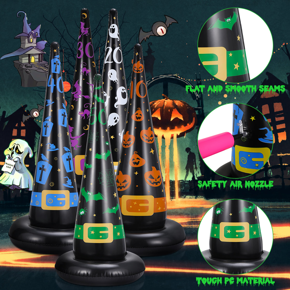Halloween Ring Toss Games Decorations Inflatables Supplies O881181